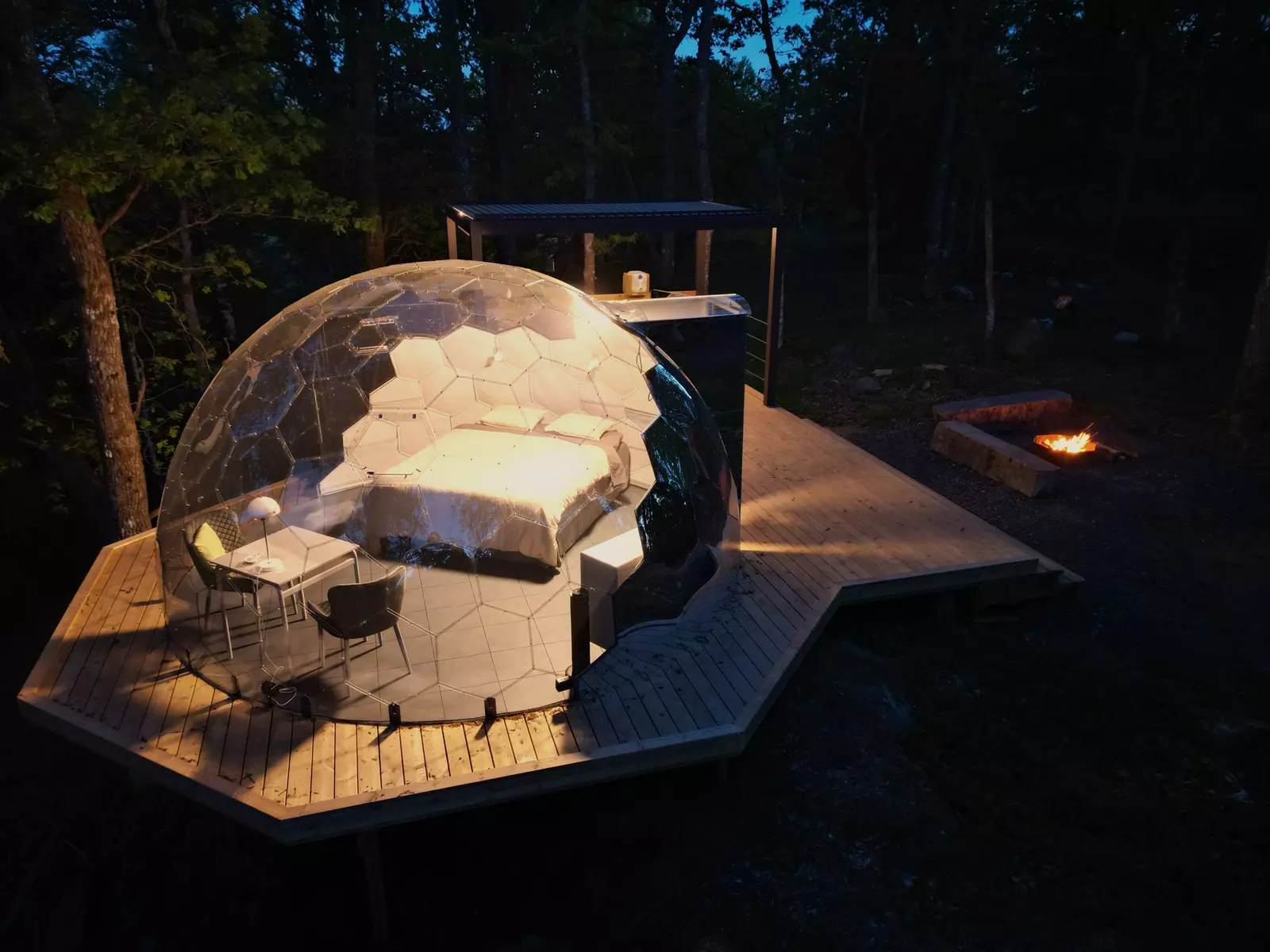Drakabergets glamping-dome
