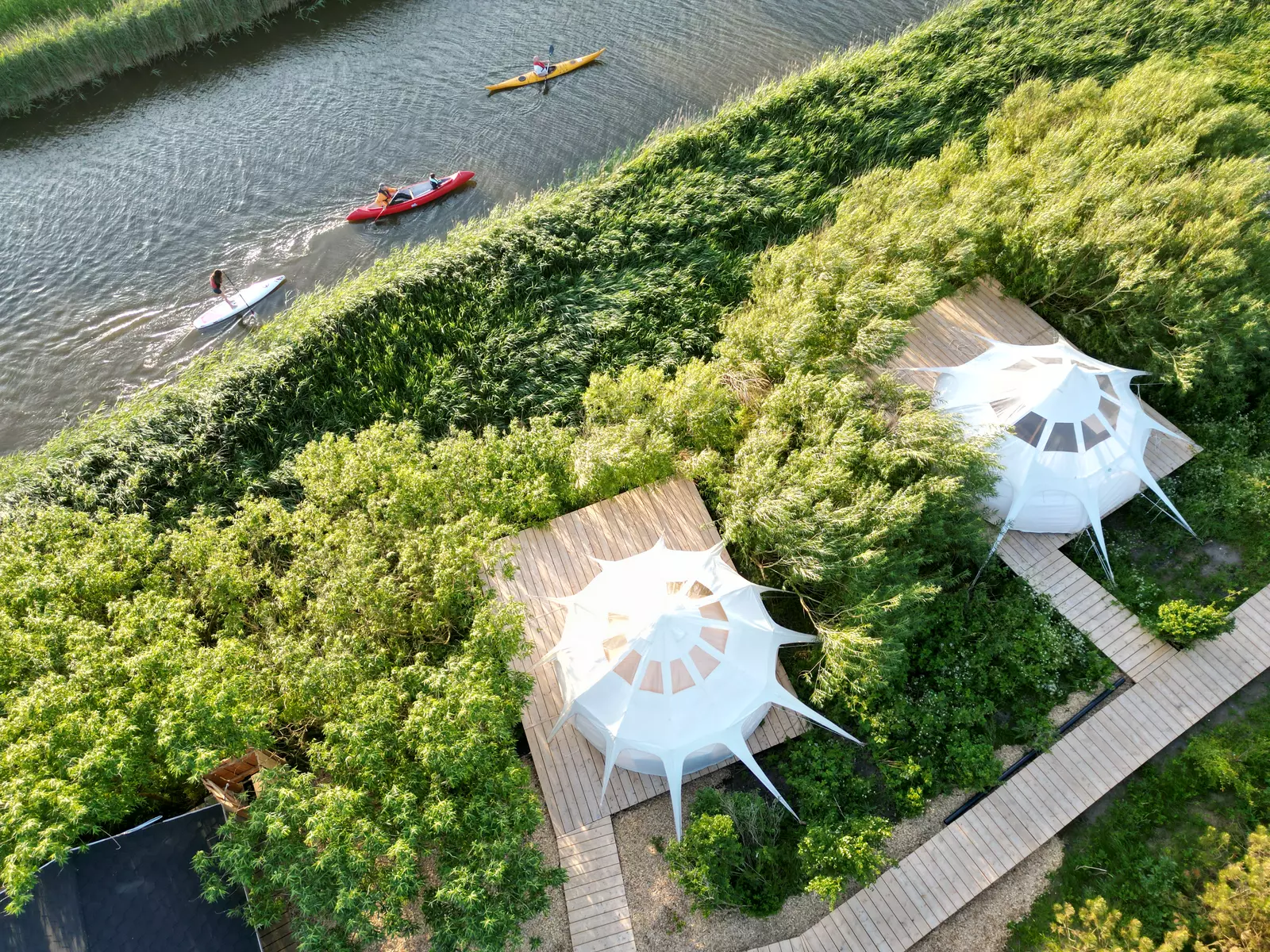 Agger Glamping ved Nationalpark Thy - Vildmarksbad, sauna og vandsportsaktiviteter