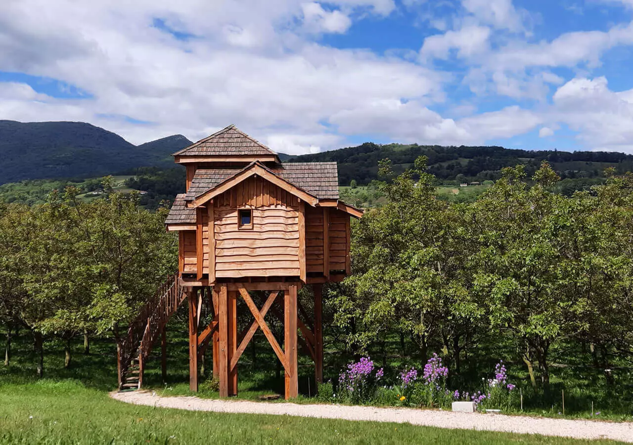 Les cabanes et roulottes du Vercors