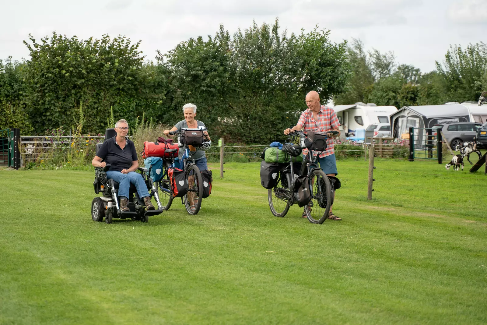Kampeerplaats op een boerenerf