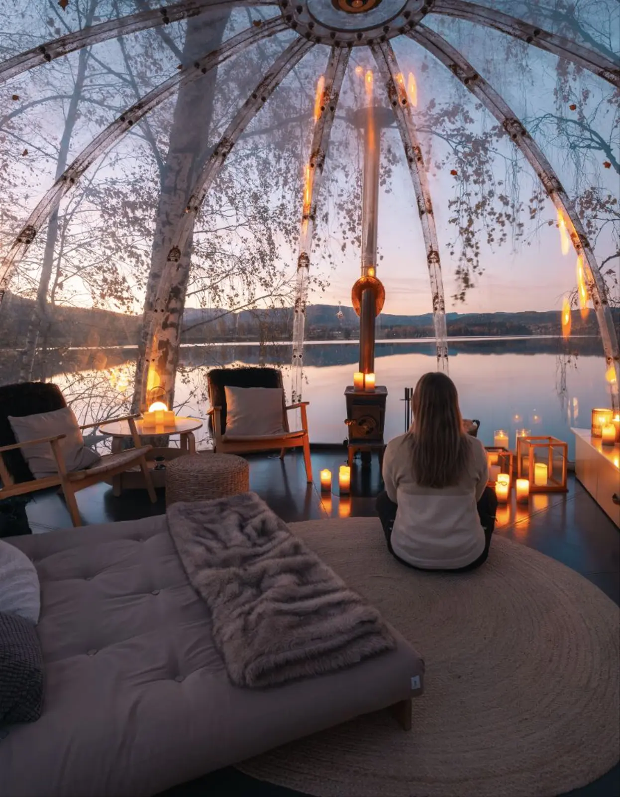 Glamping i Krøderen – Krøderfjordens Bredd