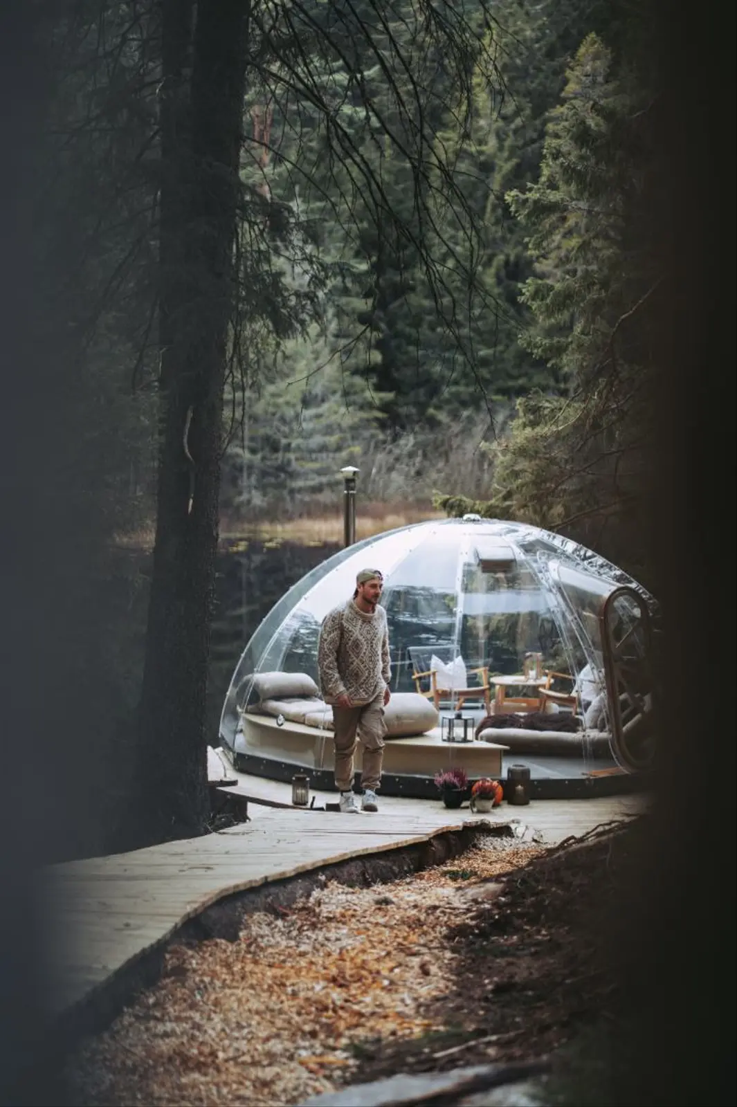 Glamping i Larvik – Fairytale lake