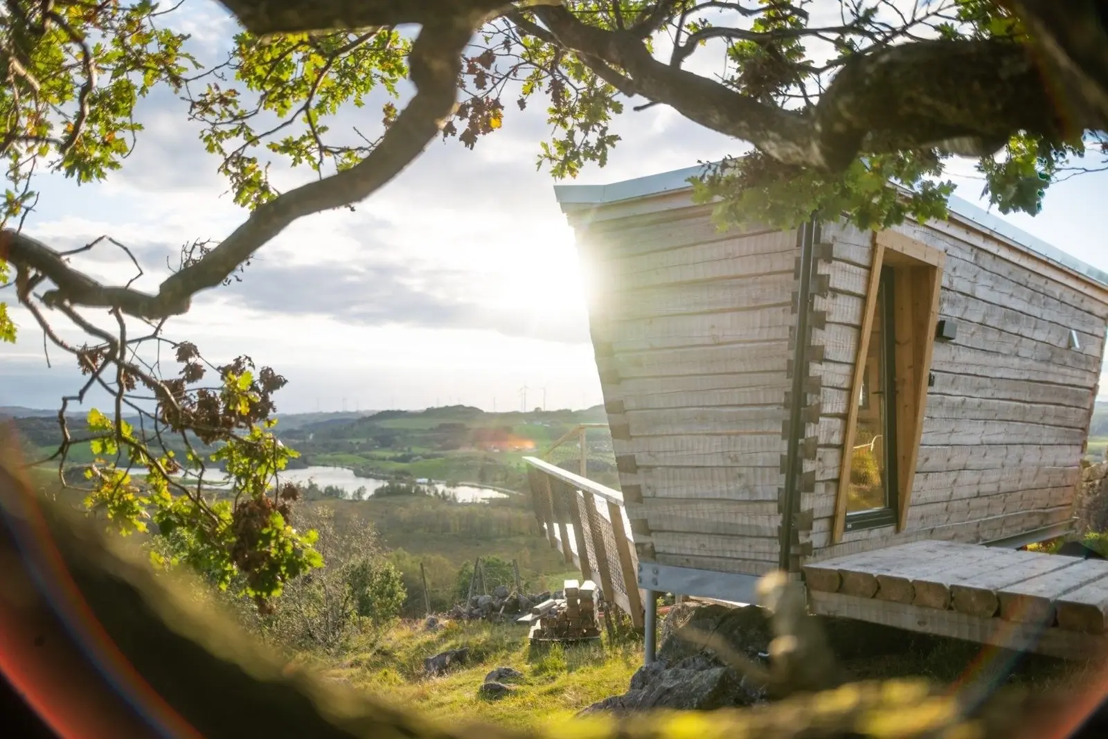campspace_types.deserted i Bjerkreim – Log cabin, top