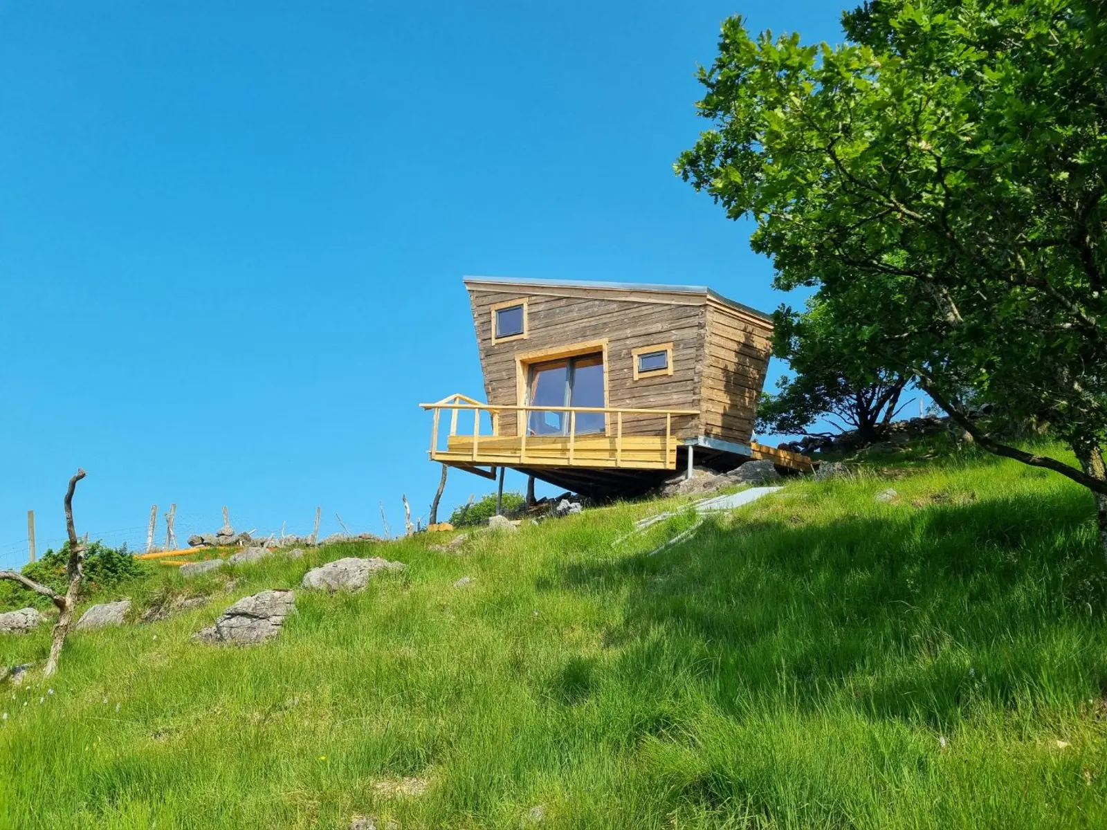 campspace_types.deserted i Bjerkreim – Log cabin, top