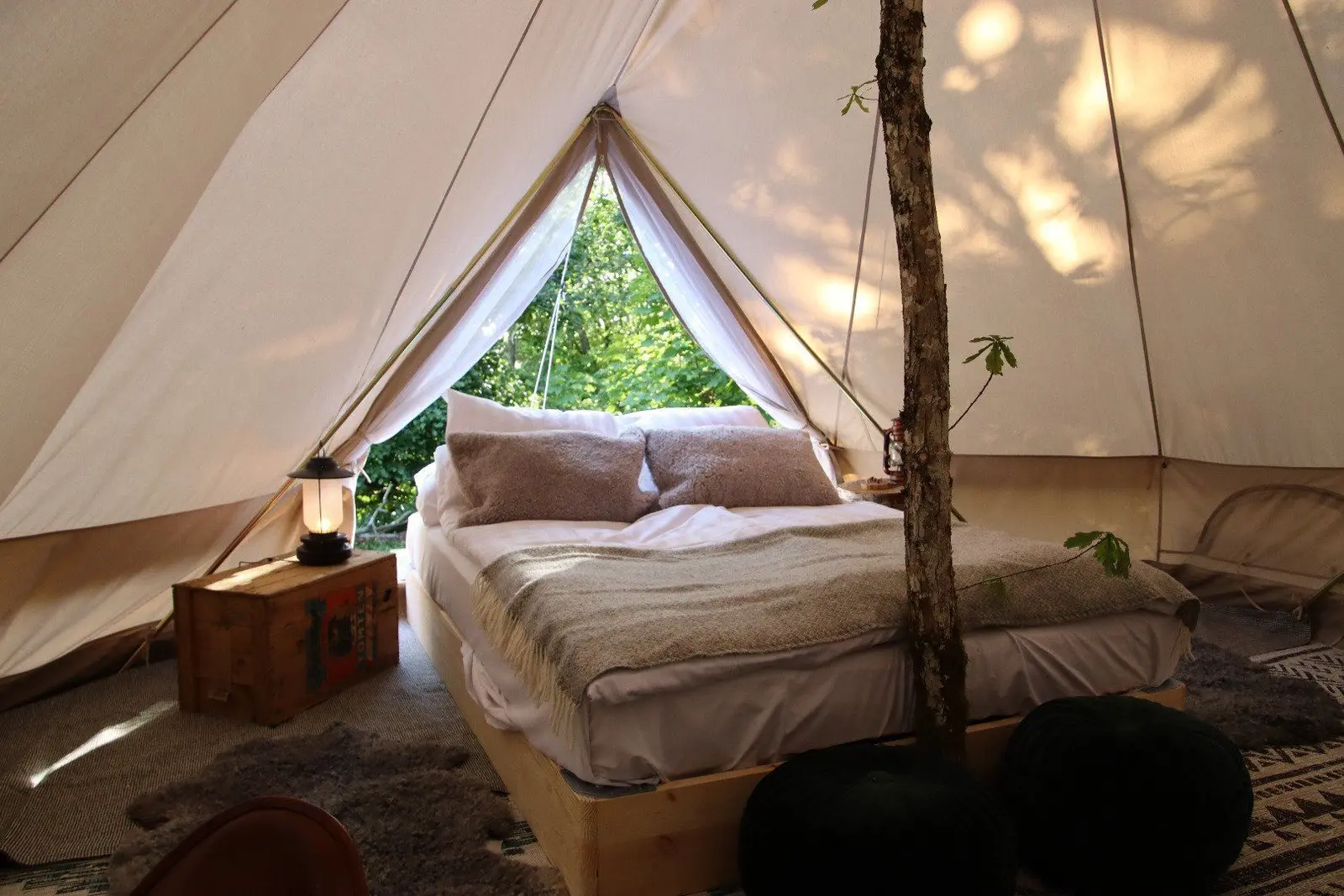 Glamping i Ljungskile – Harry Mac Fie trapper Camp