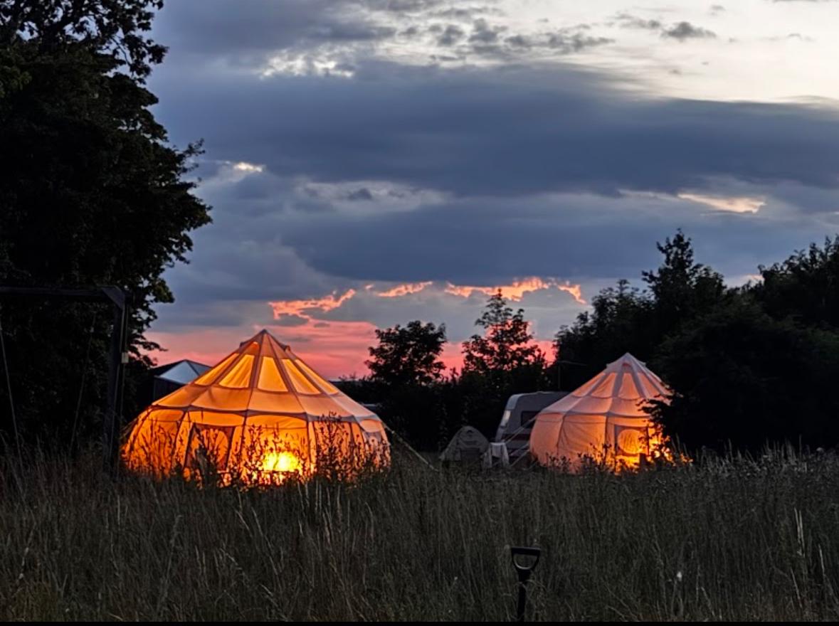 Smukt telt med stjerne ki