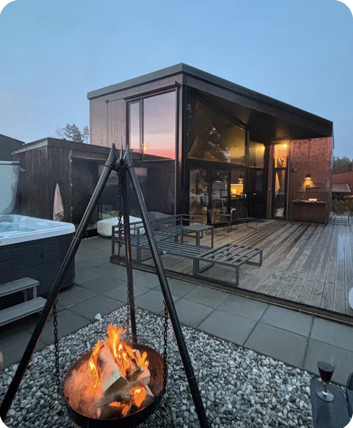 Romantic get-away by the