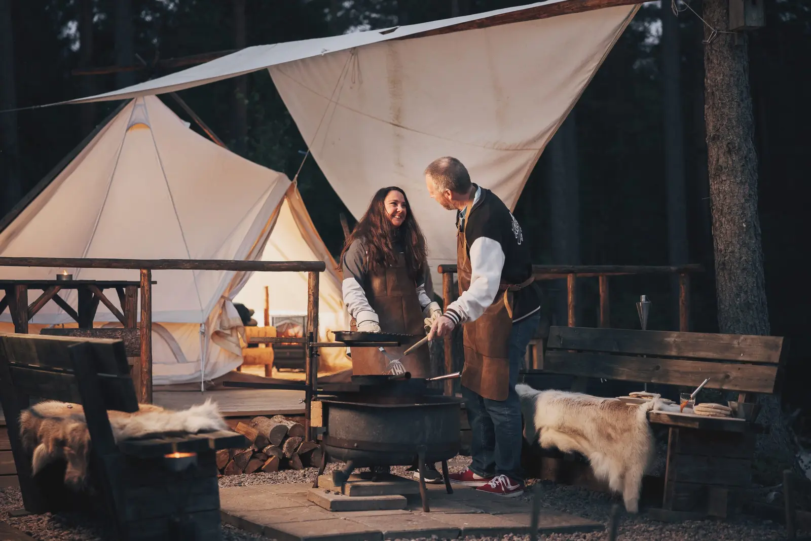 Vristulvens Äventyrscenter – Glamping i naturreservat