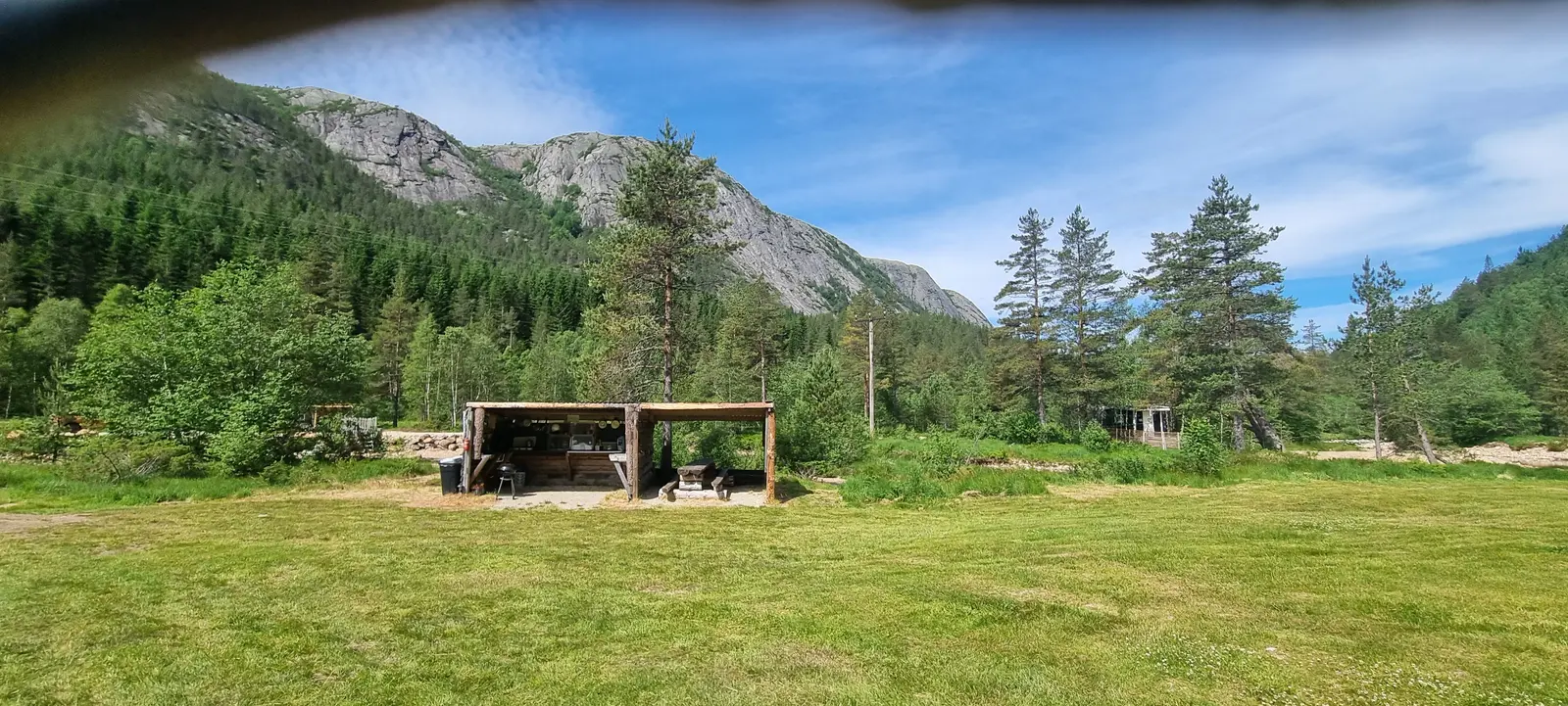 Teltplass på Håvestøl naturcamp 