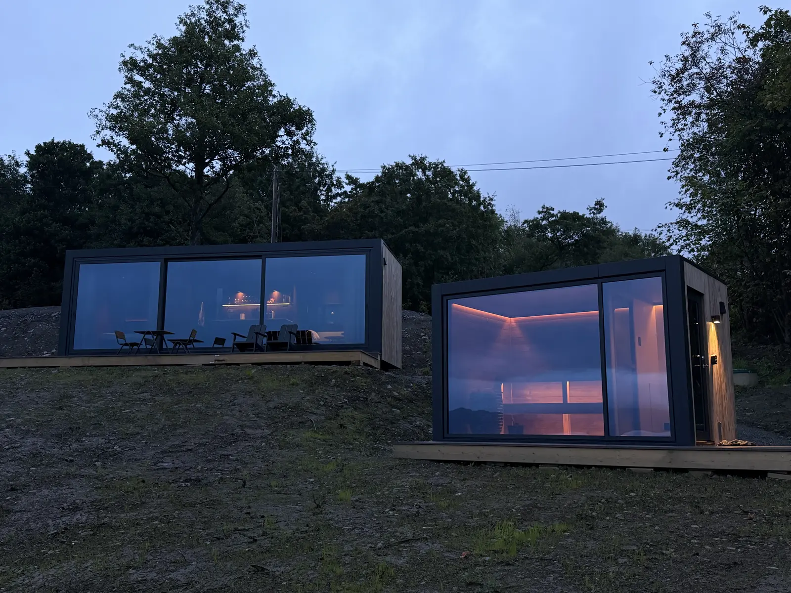 Glamping i Hundeidvik – Hundeidvik Fjord Retreat - Fjord Suite with Sauna