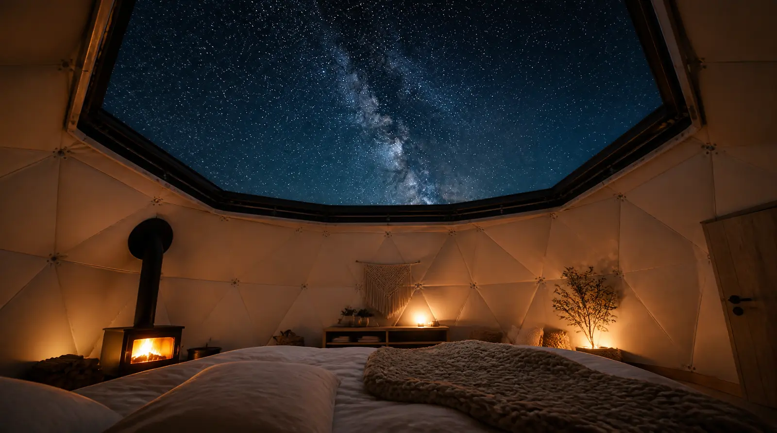 Glamping i Milford – Soundward Observatory Dome — Private Hot Tub, Telescope & Marsh Views in CT