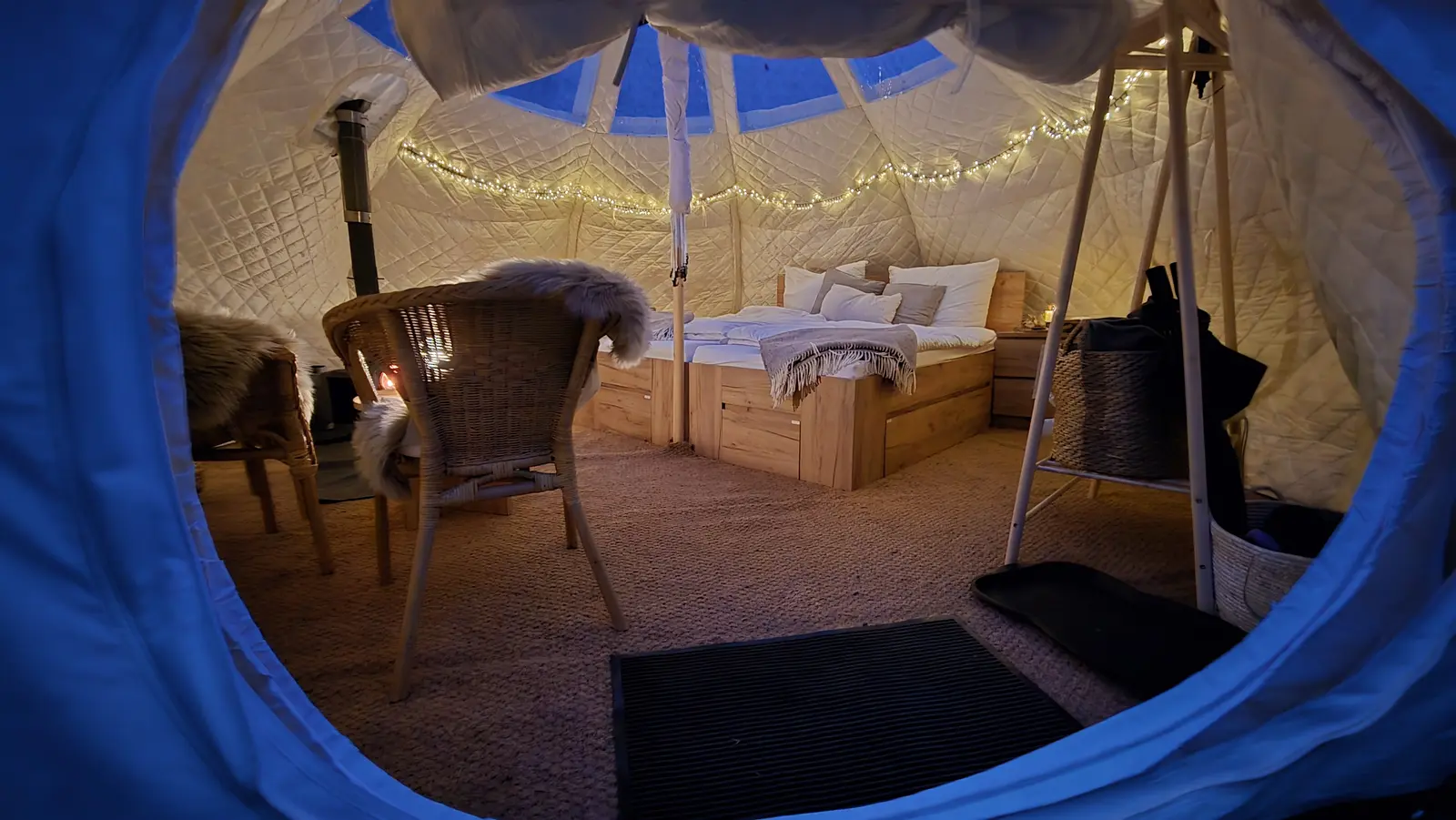 Cabin i Roslev – Romantisk luksusglamping for 2 ved Limfjorden | Eget bad og brændeovn | Månefjord Glamping – photo 12