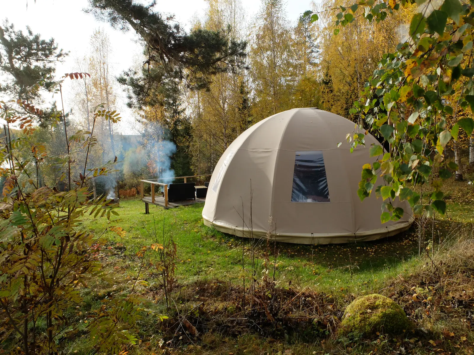 Bungalow i Bjuråker – Family Glamping in a Dome tent - Lake view – photo 16