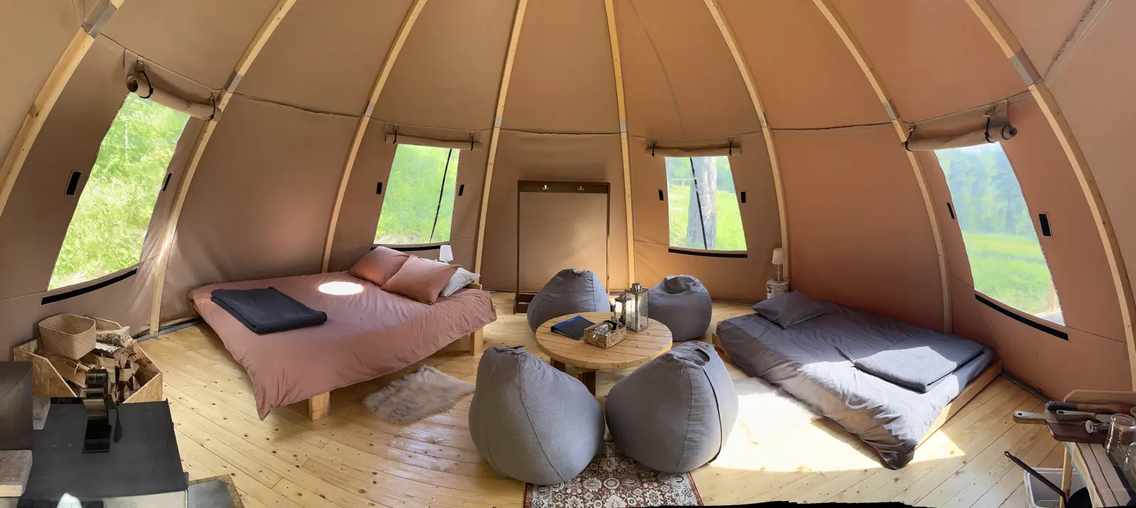 Bungalow i Bjuråker – Family Glamping in a Dome tent - Lake view – photo 7