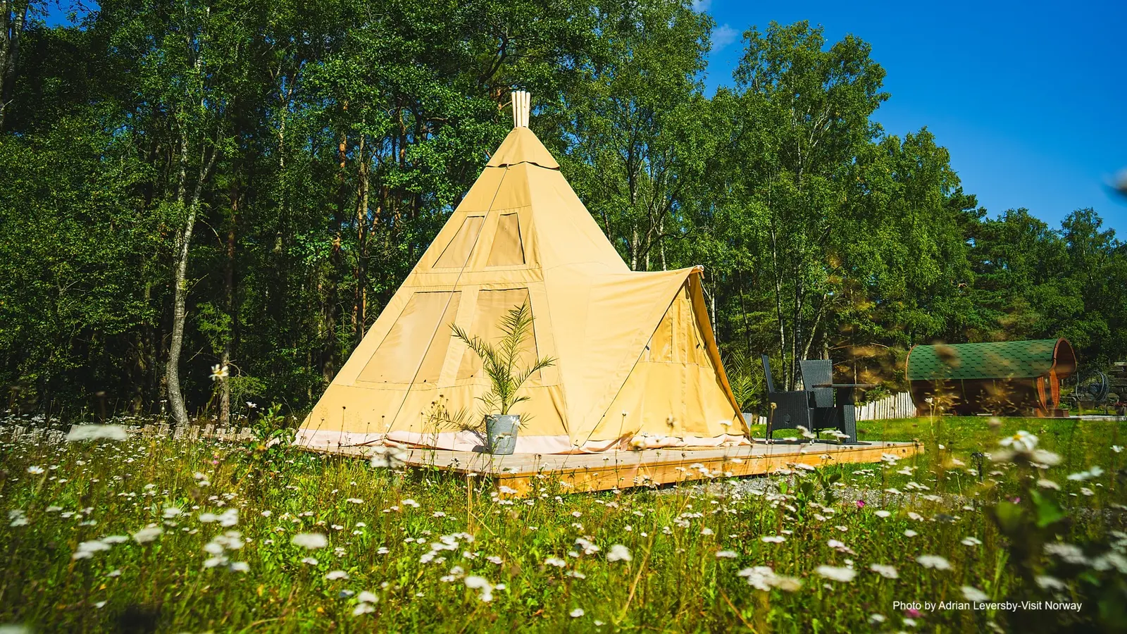 campspace_types.ecological i Hjelmeland – Luxury Tipi