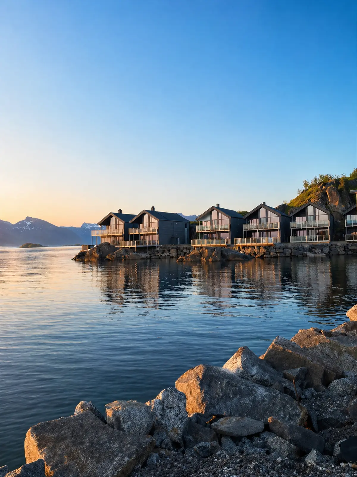 Glamping i Skaland – Toppleilighet på Senja med utsikt over havet