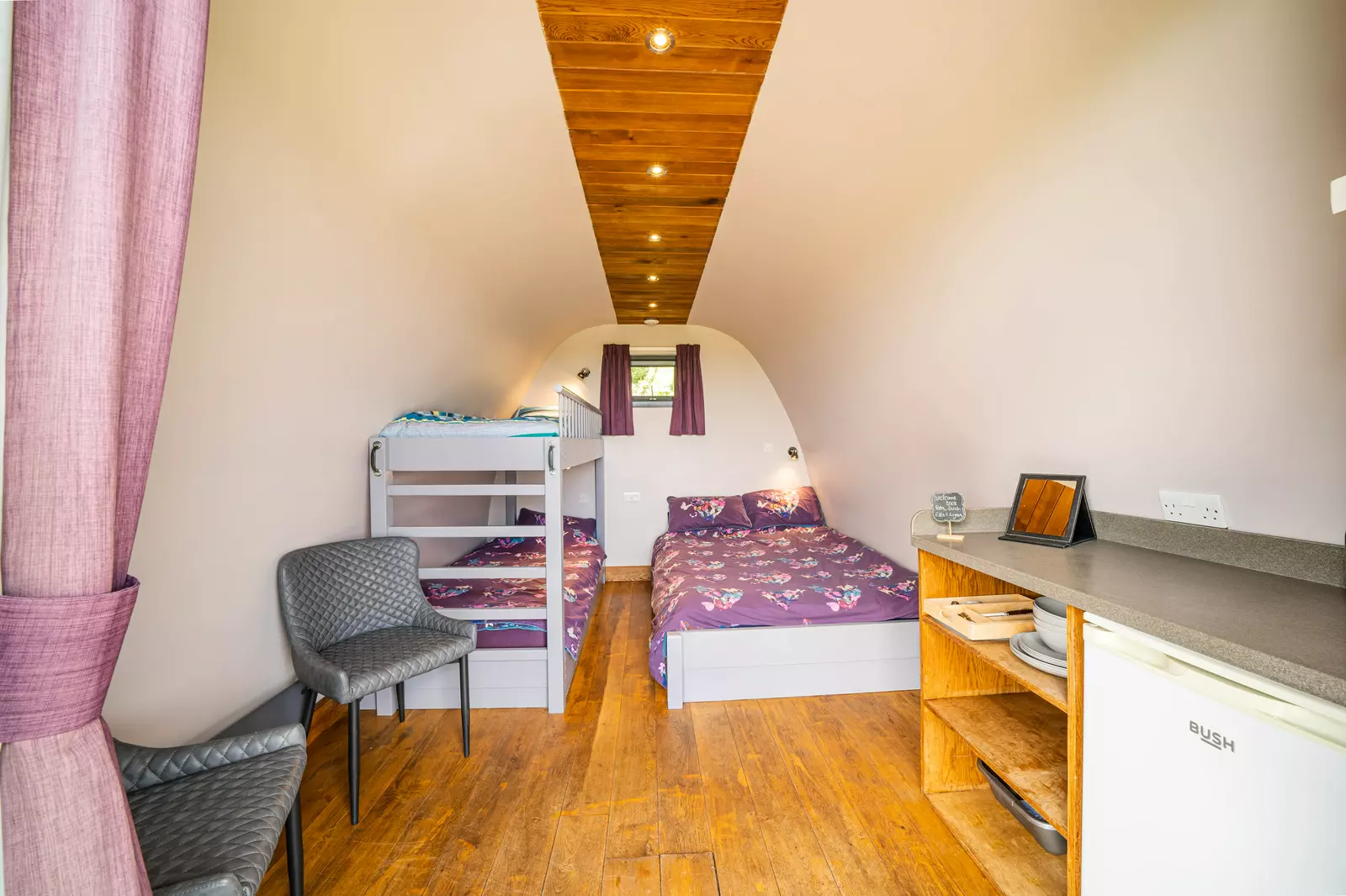 Lavender Pod with a stunning view