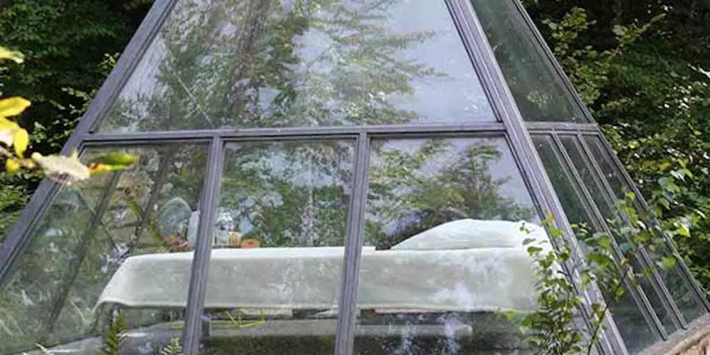 La pyramide de verre au coeur des Vosges