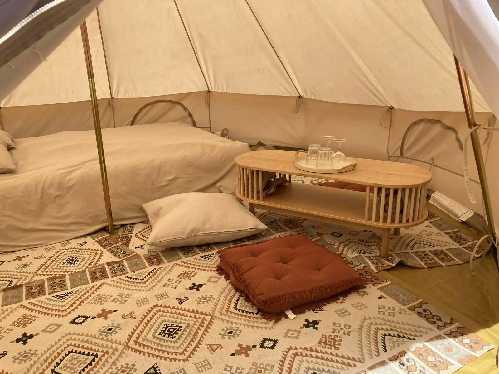 Tente safari en pleine nature