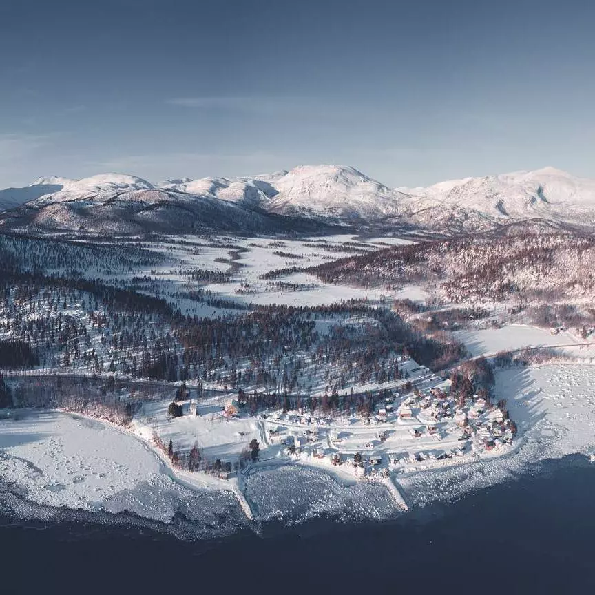 Norwegian Wild Camping is just by the gateway to Ånderdalen national.