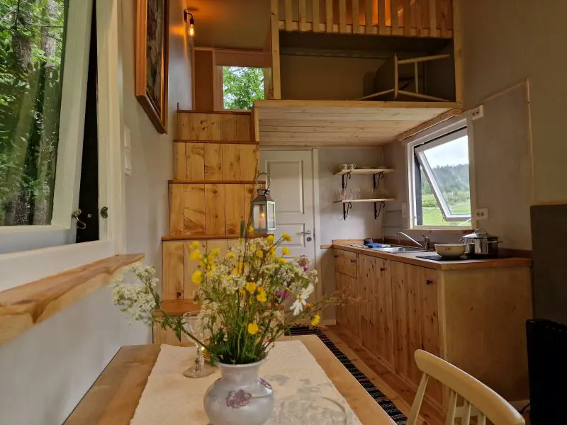 Eco Loft Minihus - ved økologisk heiegård