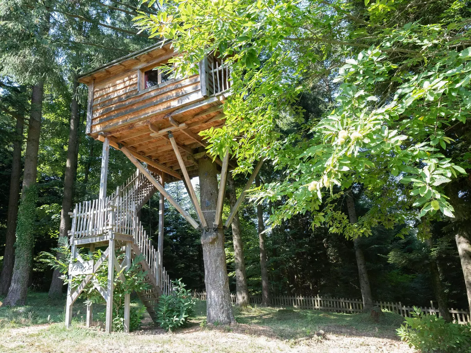 Les Cabanes de Labrousse - Cabanes perchées dans les arbres en Ardèche 
