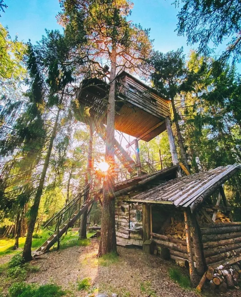 Tree top hut - Furu