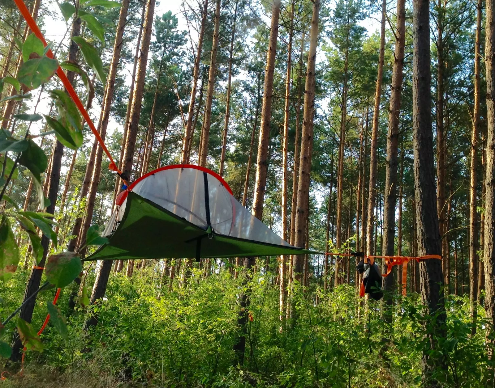 Suspended tent camping hotsell