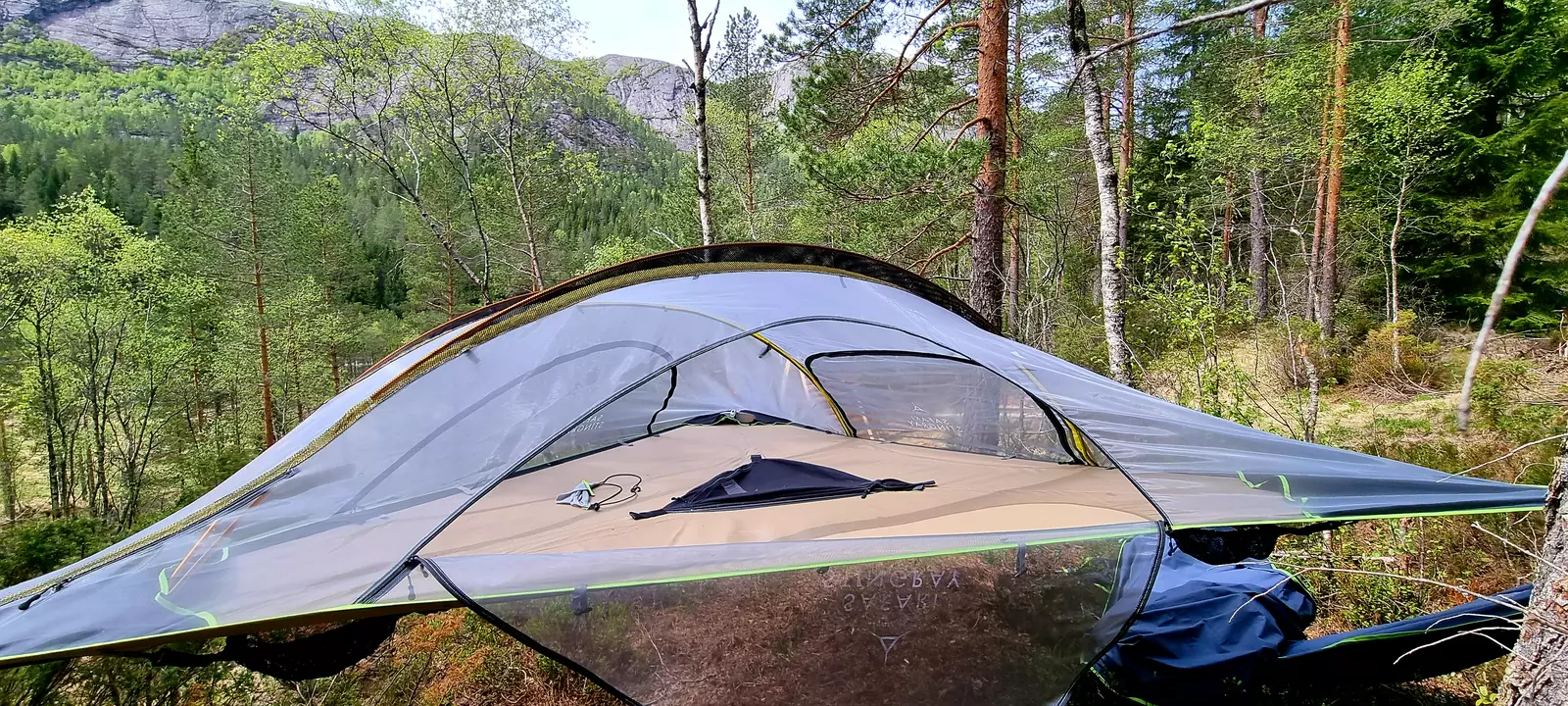 Luftig overnatting med fin utsikt