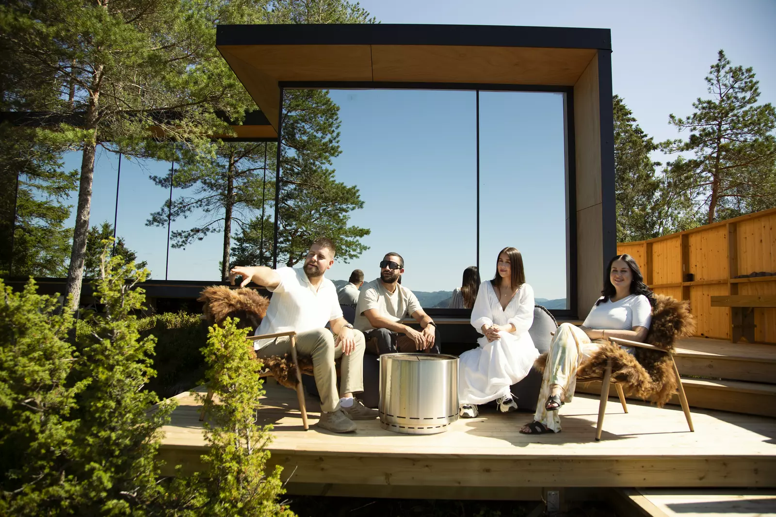 Suiter i naturen med vakker utsikt