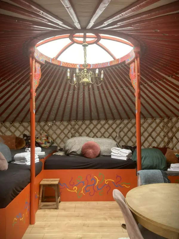 Glamping - Mongolske jurte i Mols Bjerge