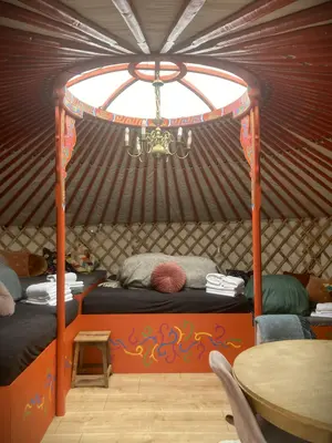 Glamping - Mongolske jurte i Mols Bjerge