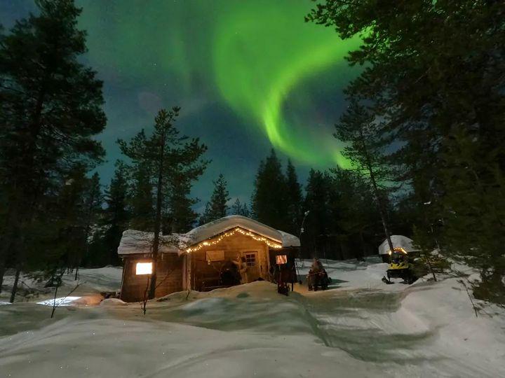 Cosy cabin in the wood -