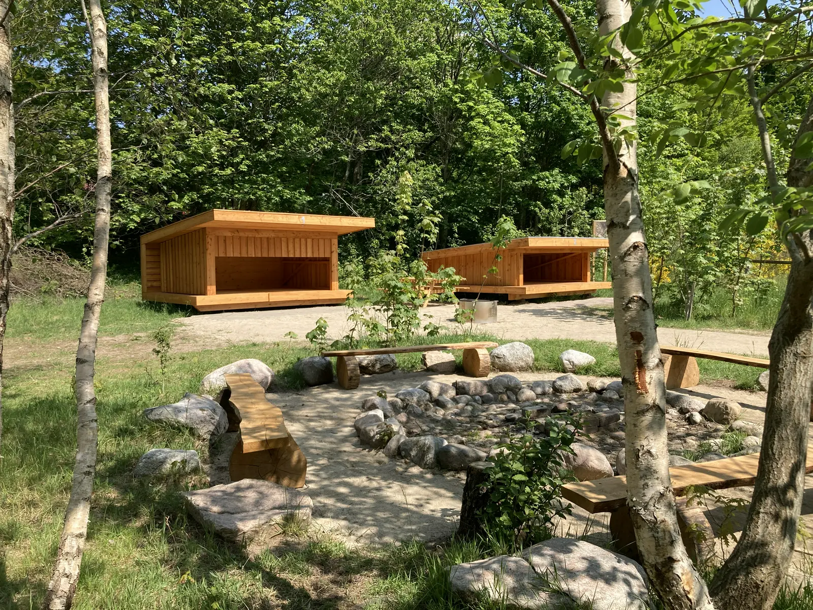 Hærvejens shelterplads nr 2 Nørre Snede