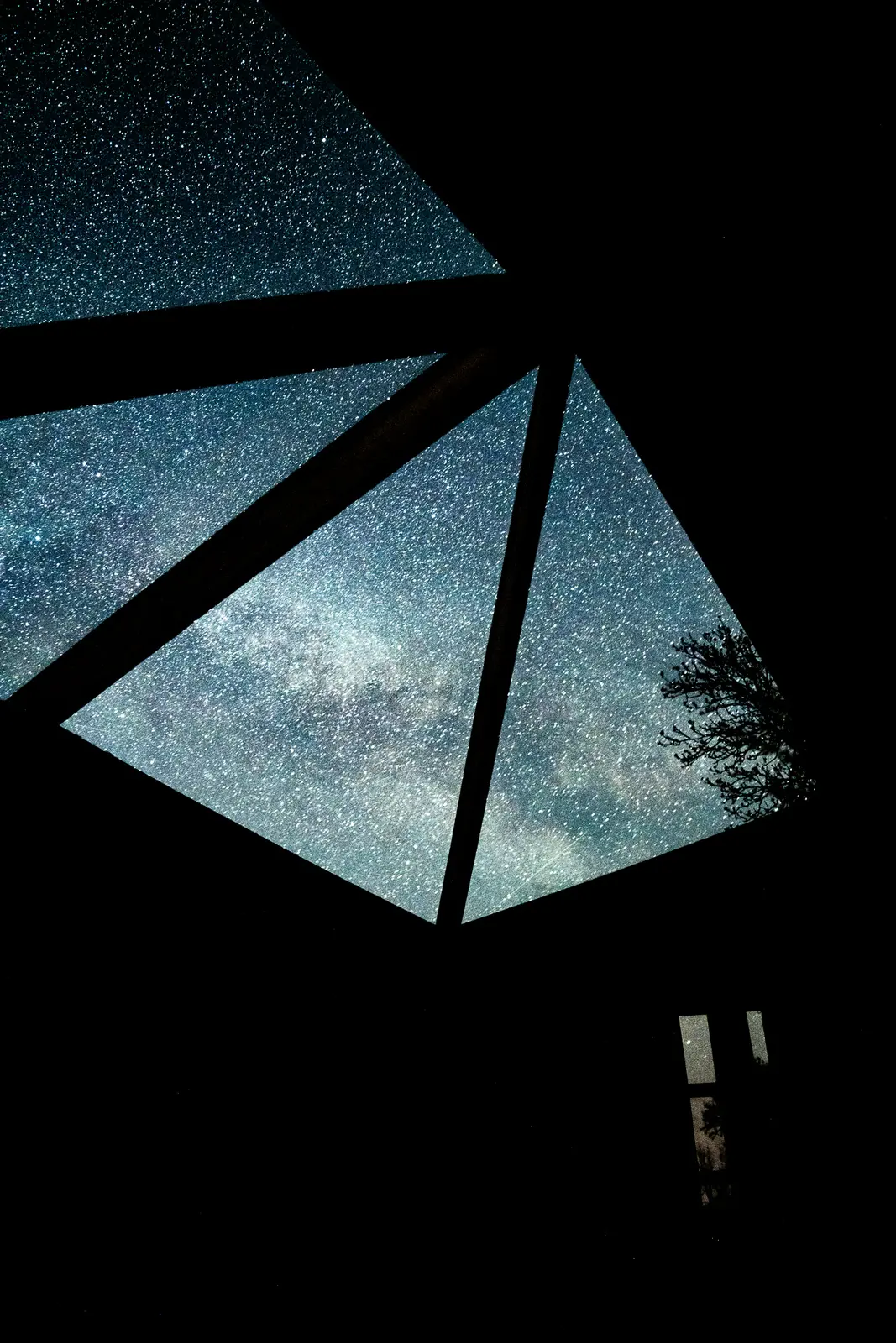 Dark sky hytte på Camønogaarden