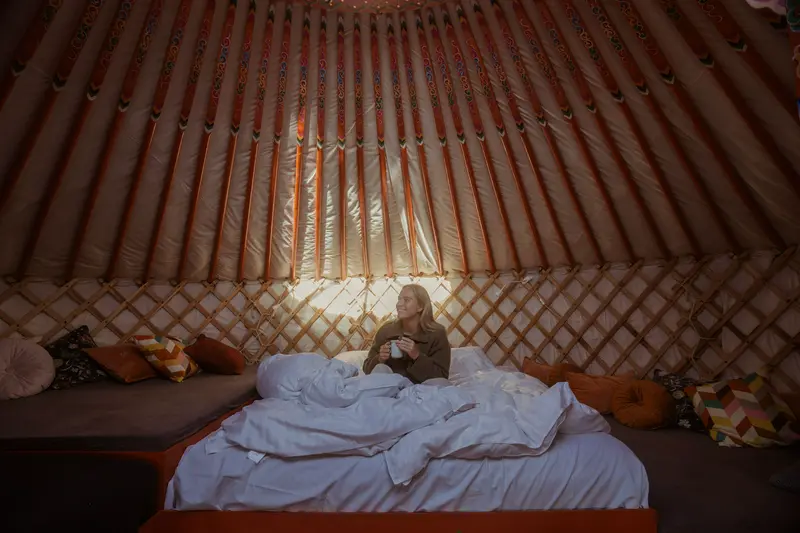 Autentisk Jurt i Mols Bjerge til 2-6 personer