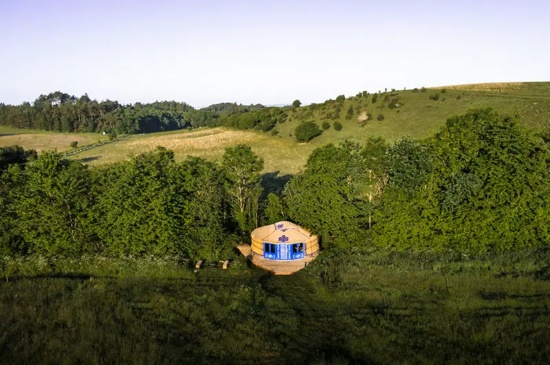 Glamping - Mongolske jurte i Mols Bjerge